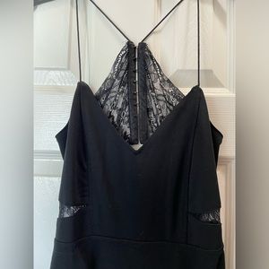 TOBI Lace Back Black Dress Size M Medium